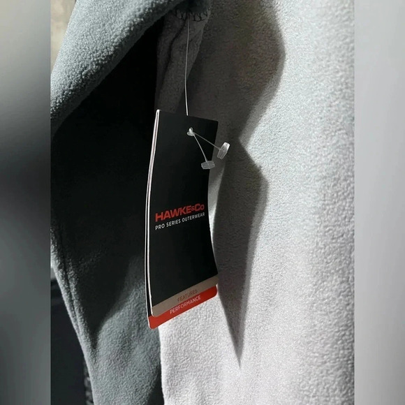 Hawke & Co. Performance Sportswear Fleece Jacket 3-Snap Gray Long Sleeve NWT - Picture 6 of 7